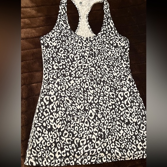 Xersion, leopard print racer back workout top, small - Picture 1 of 1